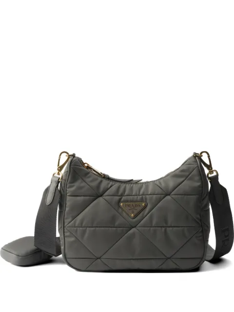 Prada padded Re-Nylon shoulder bag Grey 1BC151VD9MRDJN