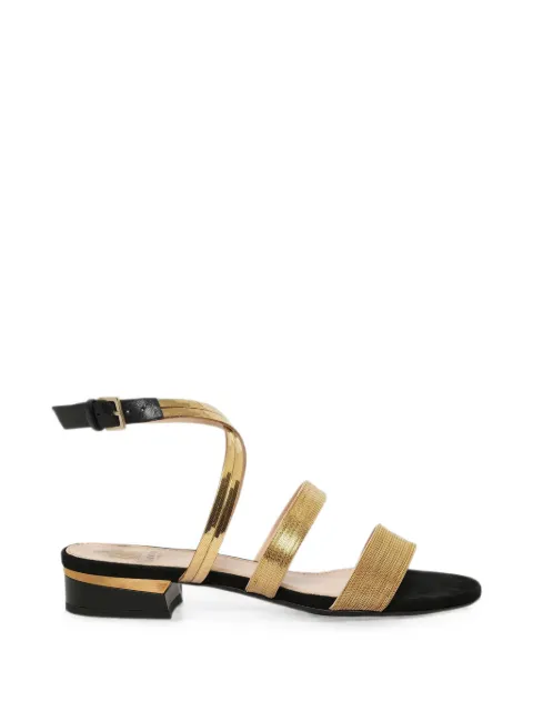 Lanvin chain-detail buckled sandals Black FWSHFH2FKIPA