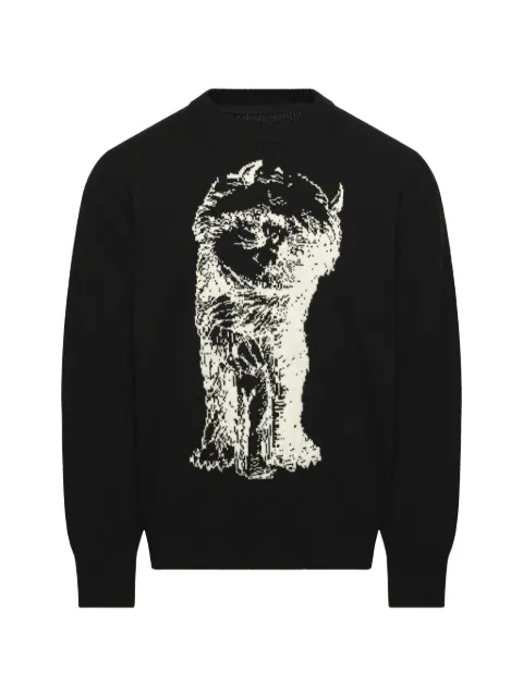 sacai Where The Wild Things Are graphic-print sweatshirt Black 2501001S001
