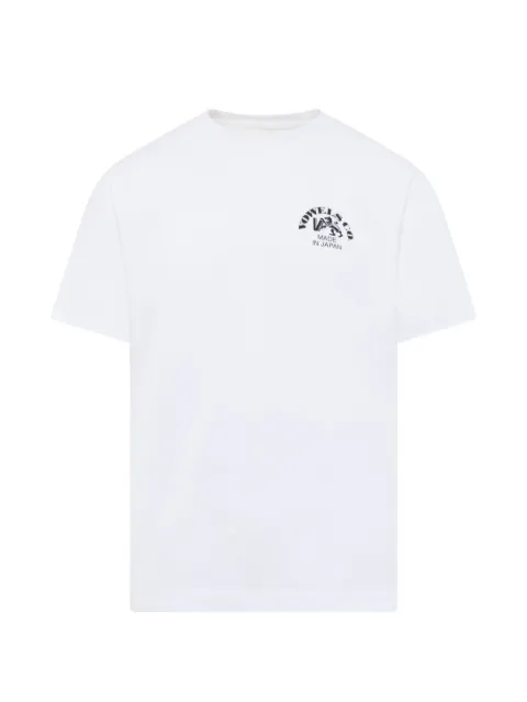 Vowels Company logo-print T-shirt White T006