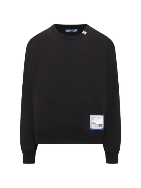 Maison MIHARA YASUHIRO Instrumental logo-patch sweater Black I16PO543BK