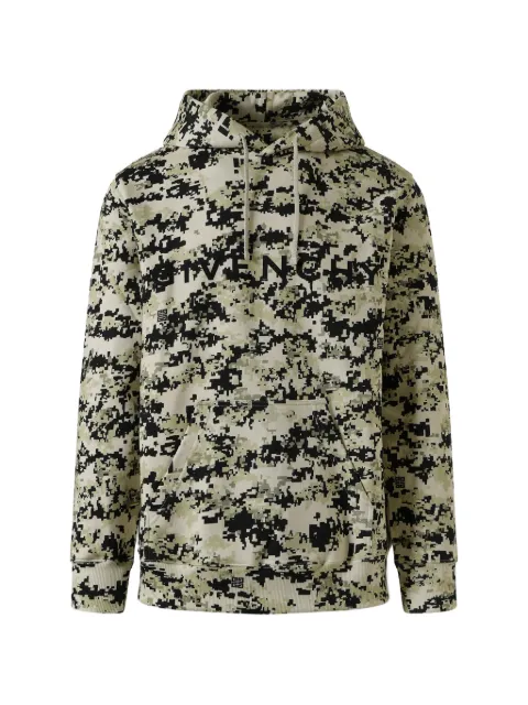 Givenchy camouflage-pattern logo-print hoodie Neutrals BMJ0HD3YBD255