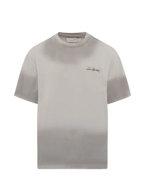 Feng Chen Wang spray-painted logo T-shirt Grey FUS21TS08