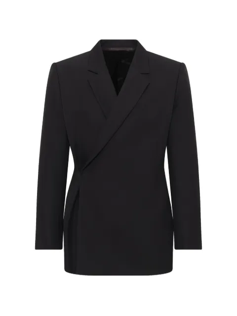 EGONlab. Egonic double-breasted jacket Black SS26BL004A