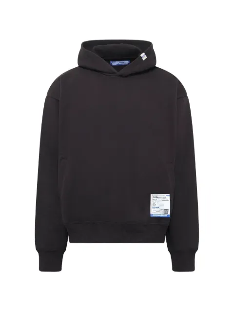 Maison MIHARA YASUHIRO Instrumental logo-patch hoodie Black I16HD542