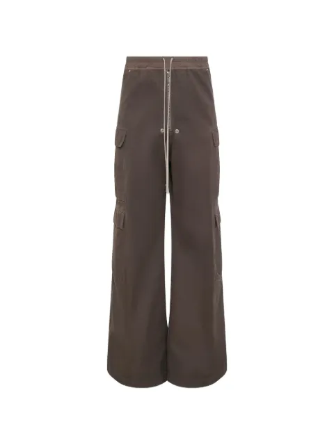 Rick Owens DRKSHDW Double Cargo Jumbo Belas wide-leg pants Brown DU01F4398CVS