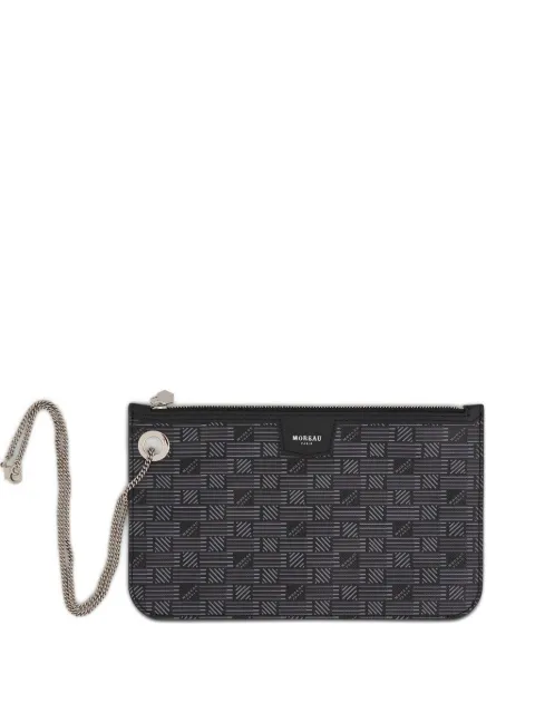 Moreau Saint Tropez Marina signature-motif pouch Black CMRNSSCCOOBRTTEIBK