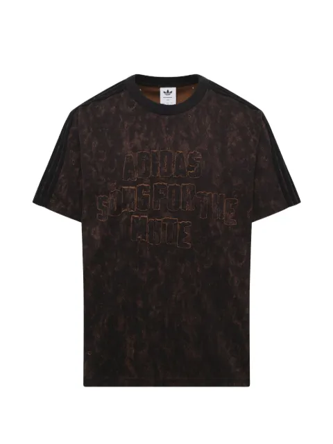 Song For The Mute x Adidas 006 bleaching-effect T-shirt Black KC2741