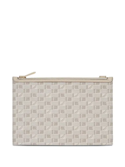 Moreau Saint Multiple monogram-pattern clutch bag Neutrals STMUPOCPMMOREAU
