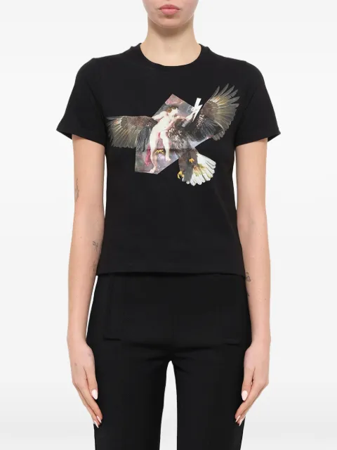 Neil Barrett eagle-print T-shirt Black NJT19D