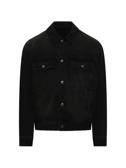 Wooyoungmi stone-washed denim jacket Black W261JP21970B