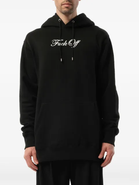Mastermind Japan logo-print drawstring hoodie Black 17SPMMSW03A