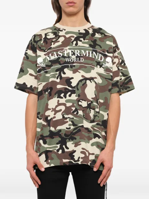 Mastermind Japan camo-print T-shirt Green TS046016C