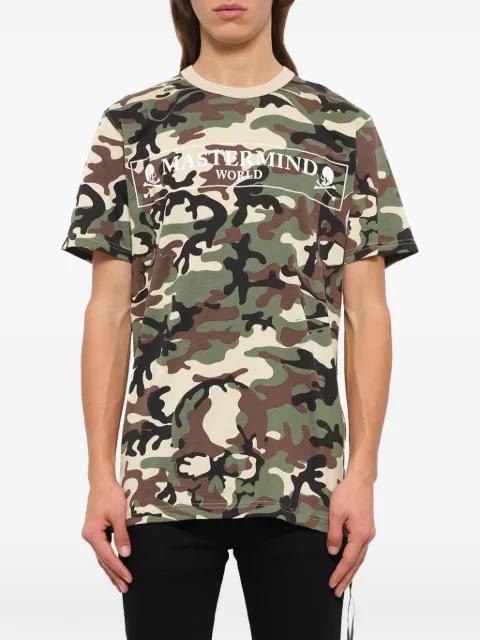 Mastermind Japan camo-print T-shirt Green TS043016C