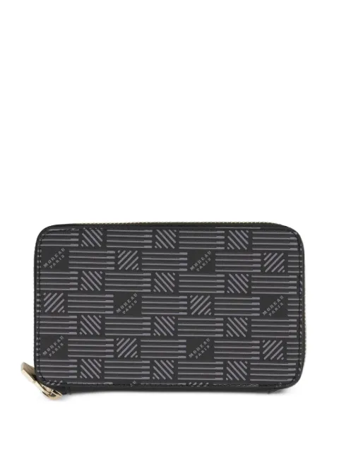 Moreau logo-print continental wallet Black CONTZIPBBPRCALFNNCR