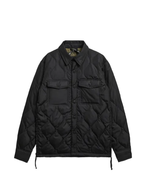 Taion quilted ripstop shirt Black TAION109SHML1