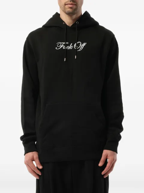 Mastermind Japan skull-print drawstring hoodie Black 17SPMMSW05A