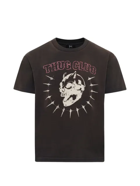 THUG CLUB graphic-print T-shirt Black TC26TS0402