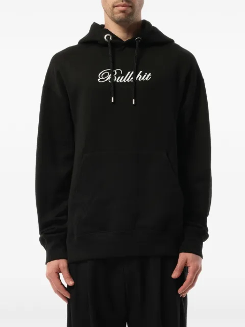 Mastermind Japan skull-print drawstring hoodie Black 17SPMMSW07B