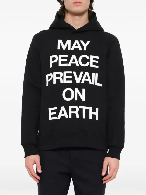 Mastermind Japan slogan-print hoodie Black SW5805