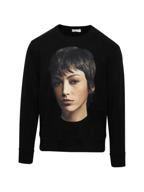 Ih Nom Uh Nit Tokyo Face graphic-print sweater Black NUW20288
