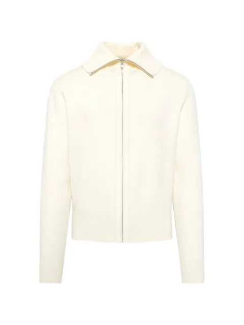ENTIRE STUDIOS knit zip-up jacket Neutrals ESSS26JA012800023