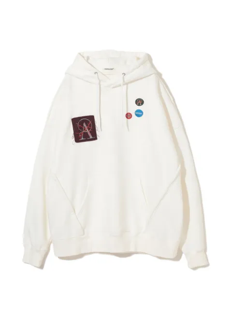 Undercover patchwork hoodie White UP2E4806WH