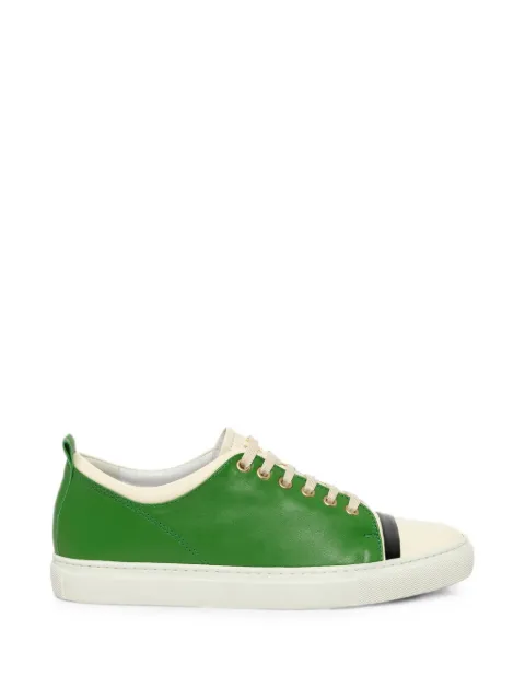 Lanvin low-top panelled sneakers Green SKPK00EXEX4003