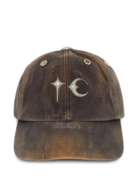 THUG CLUB washed distressed cap Black TC26AC0403