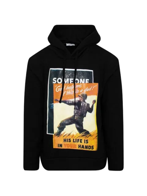 Ih Nom Uh Nit Propaganda 2 graphic-print hoodie Black NMW192300