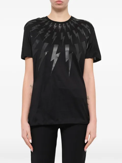 Neil Barrett graphic-print T-shirt Black PNJT10