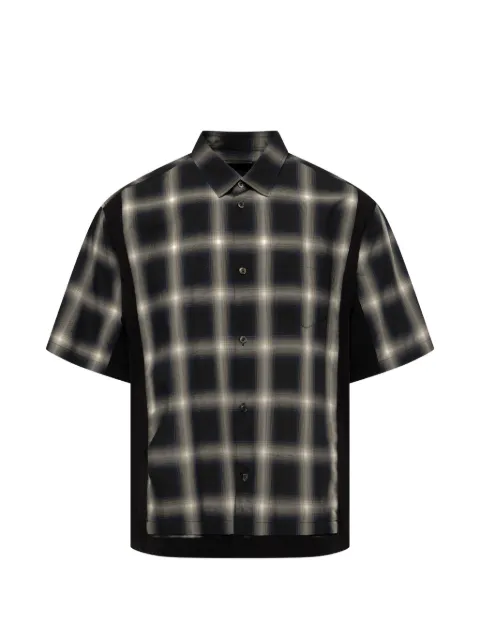 Undercover Combo Check SS shirt Black UP1F4405