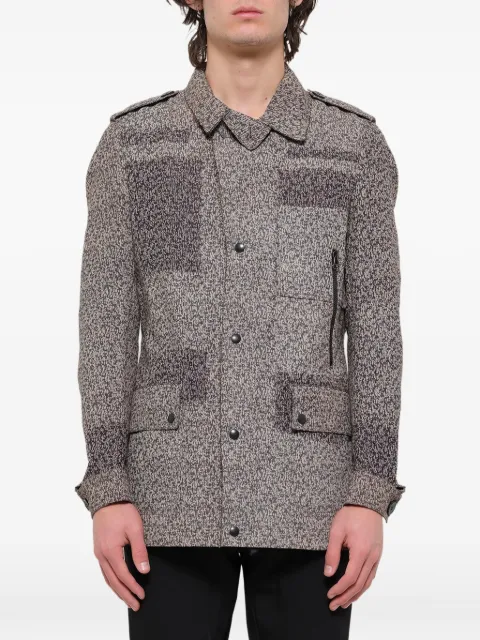 Lanvin washed safari jacket Blue RMOU0011E16