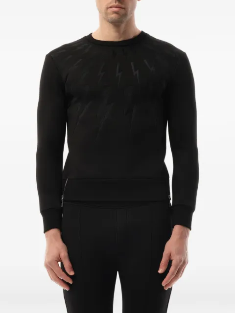 Neil Barrett Thunderbolt sweatshirt Black PBJS204E
