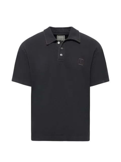Wooyoungmi Mud Paint polo shirt Black W261TS17739B