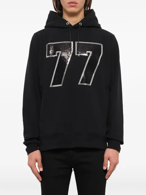 Mastermind Japan sequin-embellished hoodie Black MMSW6303