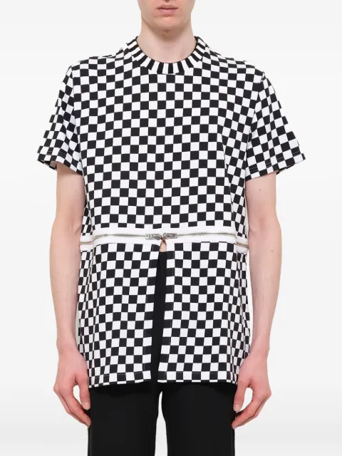Givenchy Podium check-pattern t-shirt Black 17J7119798