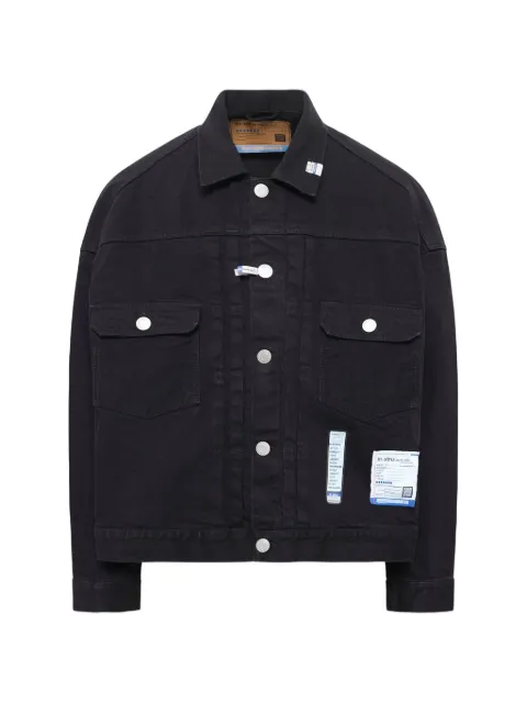 Maison MIHARA YASUHIRO patch-detail denim jacket Black I16BL071