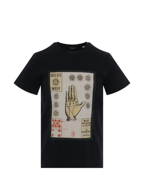 EGONlab. Sun Nine graphic-print T-shirt Black AW23TE002A