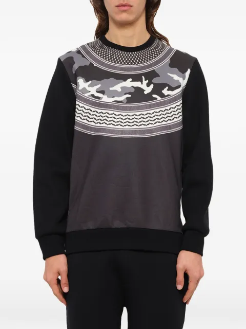 Neil Barrett camouflage-print sweatshirt Black BJS90
