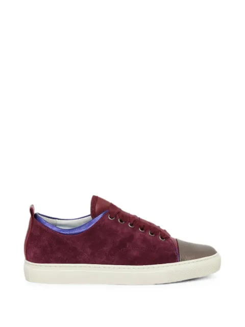 Lanvin cap-toe low-top sneakers Purple SKPK2LRUIAA16