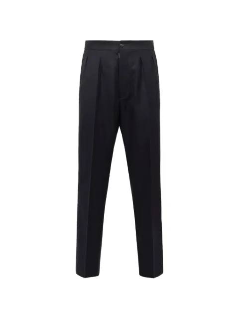 Maison Margiela pleated wool trousers Blue S67KA0078M35504524