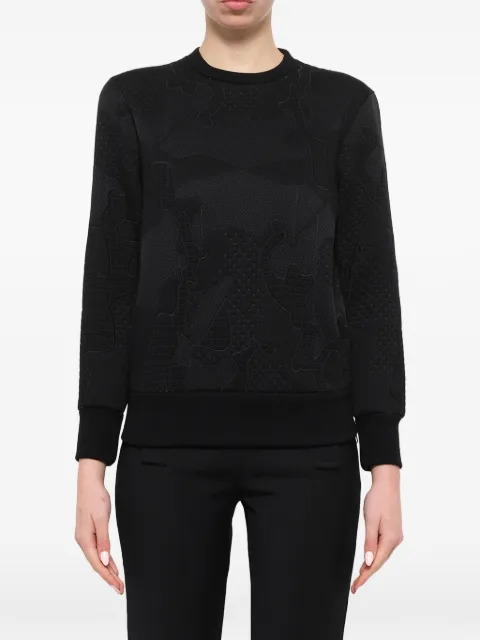 Neil Barrett embossed panelled sweatshirt Black PNJS38C