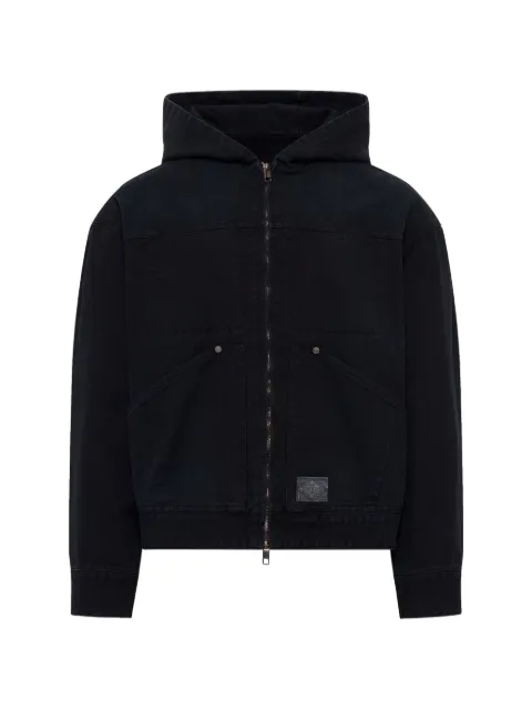 Wooyoungmi hooded denim jacket Blue W261JP25978N