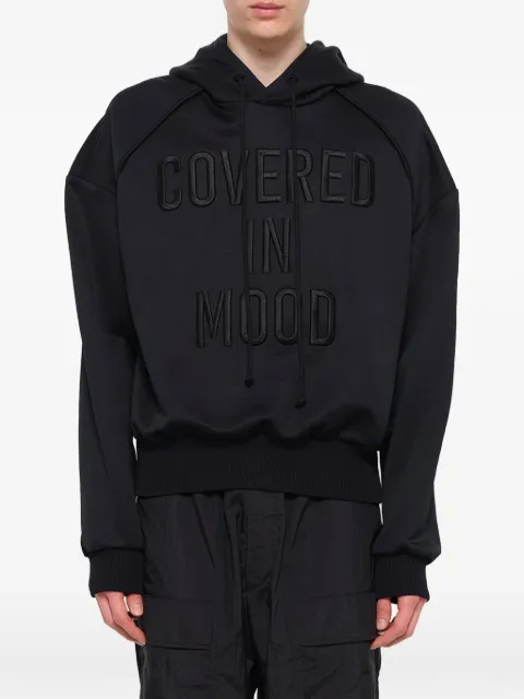 Juun.J Mood embroidered hoodie Black JC7241H72R