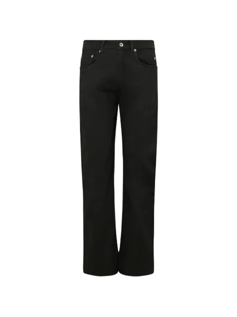 Rick Owens DRKSHDW Fog Cut waxed-finish jeans Black DS02E7310BW99X