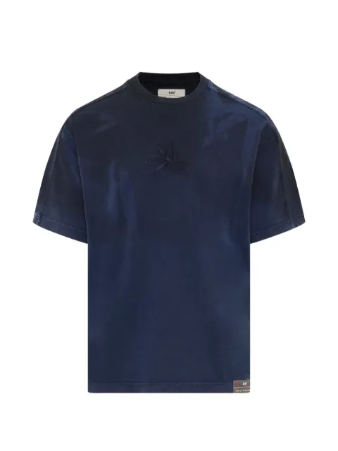Feng Chen Wang x Lee logo-embroidered short-sleeve T-shirt Blue LMT0125683RX00FA09132