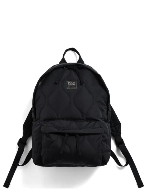 Taion quilted ripstop backpack Black TAIONBP01ML1
