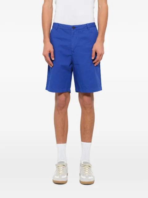Kenzo logo-embroidered shorts Blue F755PA6001TF