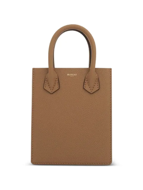 Moreau Suite XS leather tote bag Neutrals SUITEXSBULLCAUU
